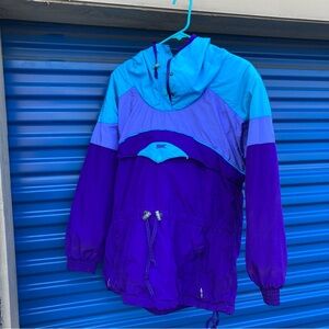 Women's Purple and Blue Jacket